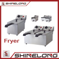 FZL-102V 8L Single Tank Electricity Saving Deep Fryer Mini Basket Fryer